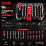 ست سری پیچ گوشتی 20 عددی رونیکس RH-5450