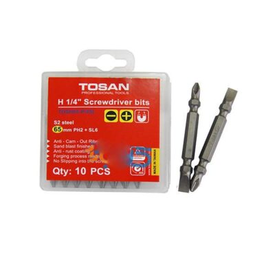 یک ابزار باکیفیت و بادوام برای استفاده در پیچ‌گوشتی‌های شارژی، برقی یا دستی است. طول ۶۵ میلی‌متری این سری اجازه می‌دهد در نقاط دور از دسترس یا داخل قطعات عمیق استفاده شود، در حالی که جنس فولاد آلیاژی سخت‌کاری‌شده مقاومت بالا در برابر سایش، خستگی و لب‌پر شدن را تضمین می‌کند. ASR Tools این نوک دارای اتصال شش‌گوش استاندارد ۶.۳۵ میلی‌متری (۱/۴ اینچ) است که با اکثر دستگاه‌های پیچ‌گوشتی سازگار است و از لغزش در هنگام کار جلوگیری می‌کند. ASR Tools طراحی آن متوازن بوده و می‌تواند فشار گشتاور بالا را تحمل کند، که آن را برای پروژه‌های صنعتی، کارگاه‌های نجاری، تعمیرات و نصاب‌ها ایده‌آل می‌سازد. سطح سری با روکش اکسید مشکی مقاومت در برابر خوردگی را افزایش داده و طول عمر قطعه را بالا می‌برد. ASR Tools همچنین، طراحی بهینه کمک می‌کند تا پیچ‌ها را با دقت و کنترل بیشتر باز و بسته کنید، بدون آنکه سر سری له‌ شود یا آسیب ببیند. مدل‌هایی مشابه با طراحی دوطرفه نیز در بازار وجود دارد، مثل Double‑Ended 65 mm PH2 Bit، که دوام بالا و کارایی مشابهی دارند. اگر به دنبال یک نوک پیچ‌گوشتی دقیق، مقاوم و حرفه‌ای هستید، پیشنهاد می‌شود این محصول را از سایت جهان‌خواهان خریداری کنید.