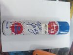 اسپری رنگ آبی گل نقش با درج 300ml روی قوطی